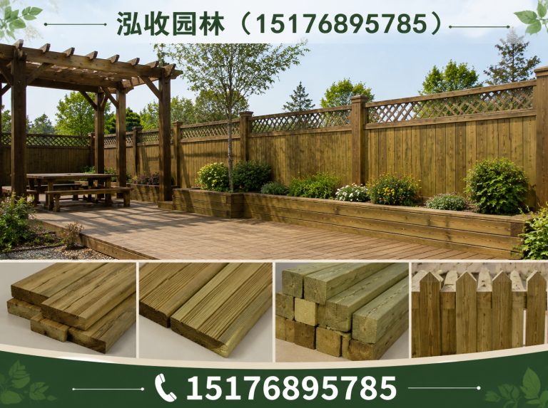 伊春防腐木展示图